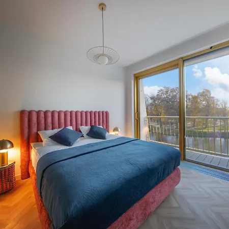 Boulevard Drobnera - Premium Z Widokiem Na Odre Apartman Wrocław