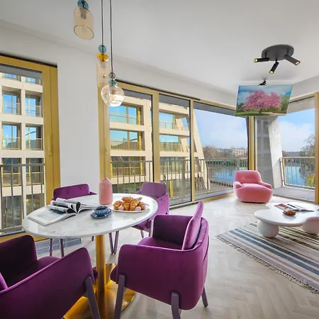 Boulevard Drobnera - Premium Z Widokiem Na Odre