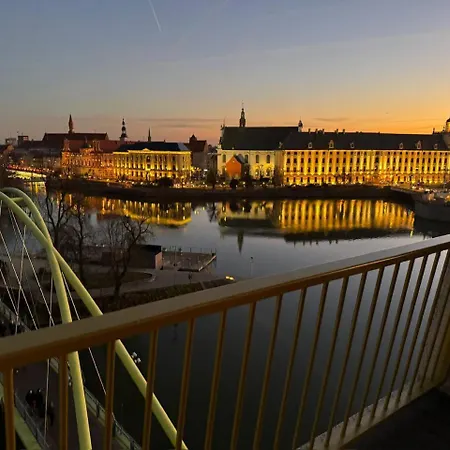 Lägenhet Boulevard Drobnera - Premium Z Widokiem Na Odre