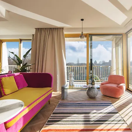 Apartment Boulevard Drobnera - Premium Z Widokiem Na Odre Wroclaw