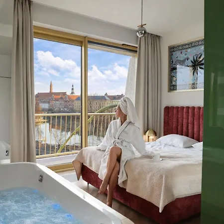 Boulevard Drobnera - Premium Z Widokiem Na Odre