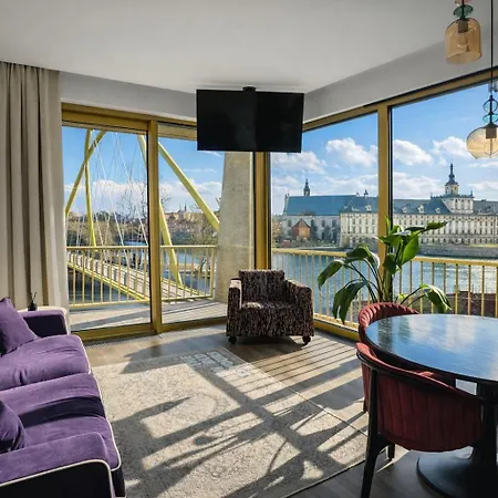 Boulevard Drobnera Spa&Wellness - Restaurant Ponti - Widok Na Odre 아파트호텔 브로츠와프