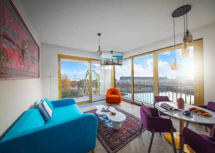 Boulevard Drobnera - Z Widokiem Na Odrę Apartament