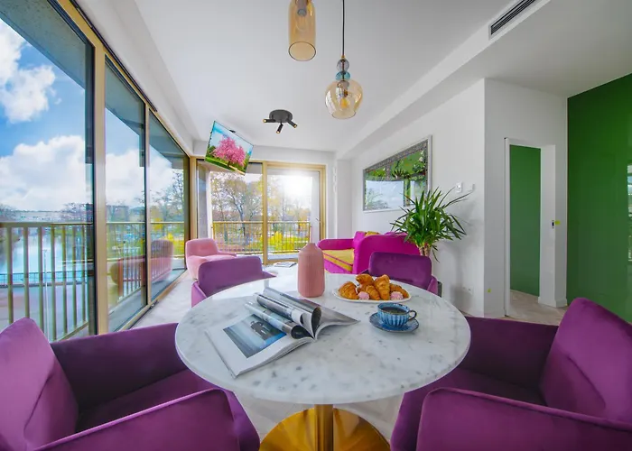 Boulevard Drobnera - Premium Z Widokiem Na Odre アパート ヴロツワフ